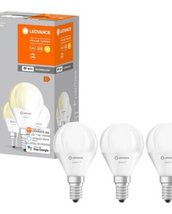 Ledvance Smart  Led-lyspære Form: P46 E14       Varmt Hvidt Lys 2700   Hvid  Pakke Med