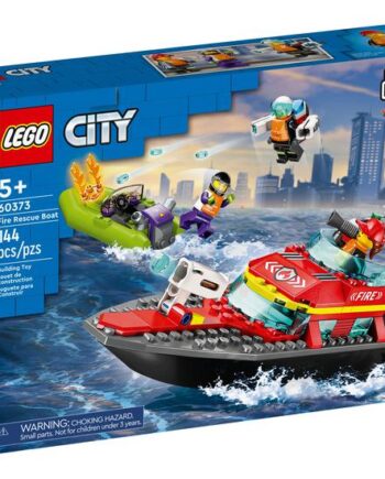 Lego City 60373 Brandvæsnets Redningsbåd Byggesæt