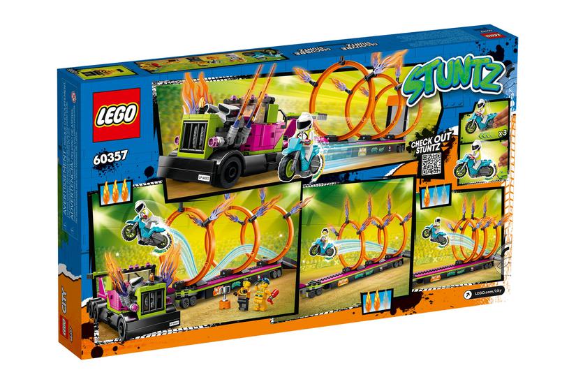 Lego City 60357 Stunttruck Og Ildringe-udfordring Byggesæt