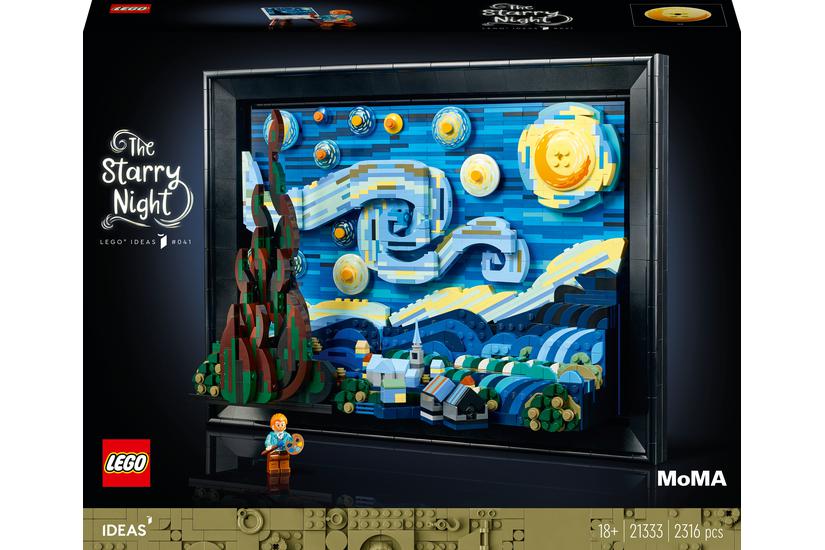 Lego Ideas 21333 Vincent Van Gogh Stjernenatten Byggesæt