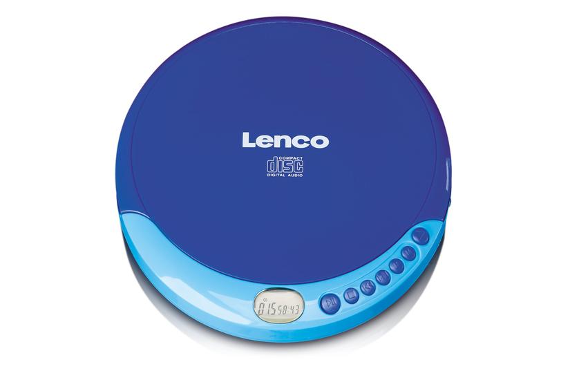 Lenco Cd-011 Bærbar Cd-afspiller Blå