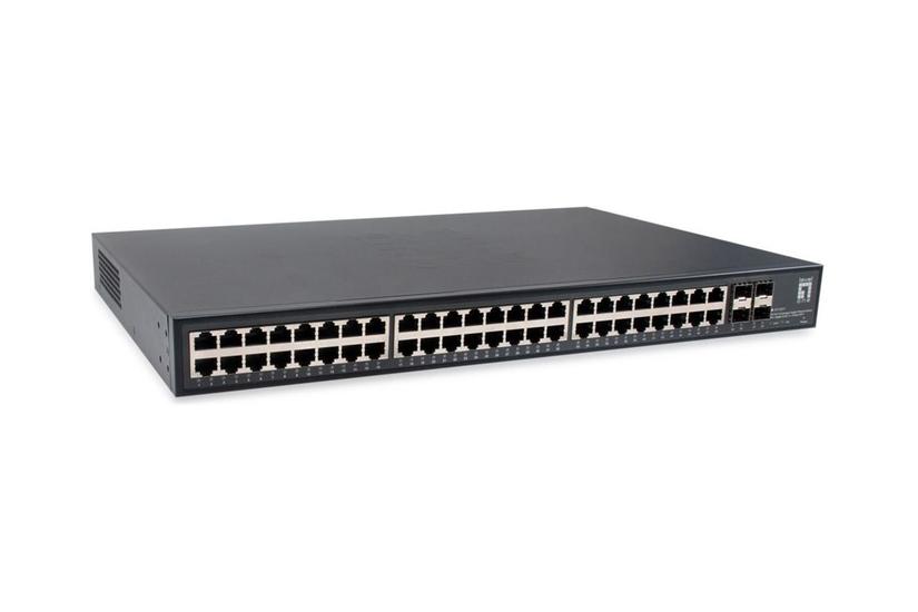 Levelone Gtu-5211 Switch 52 Porte Ikke Administreret Monterbar På Stativ