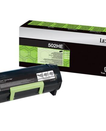Lexmark 502he Højtydende Sort Original Tonerpatron Lexmark Corporate