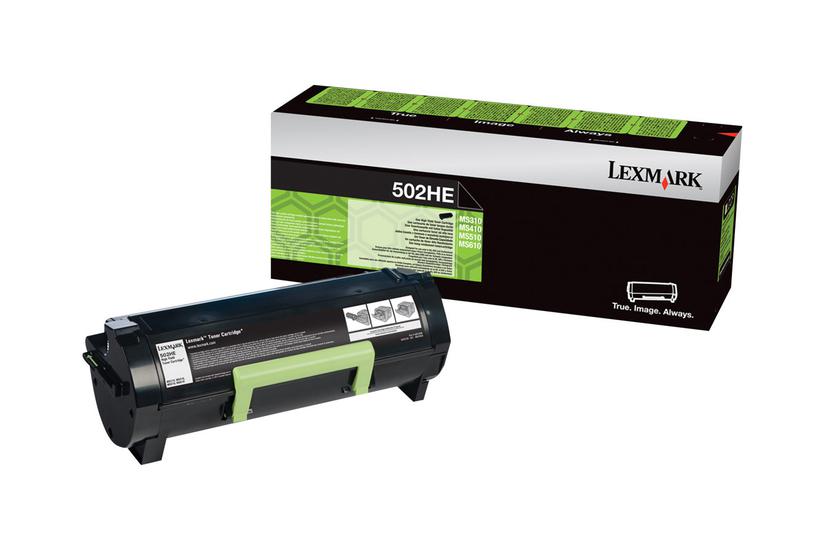Lexmark 502he Højtydende Sort Original Tonerpatron Lexmark Corporate