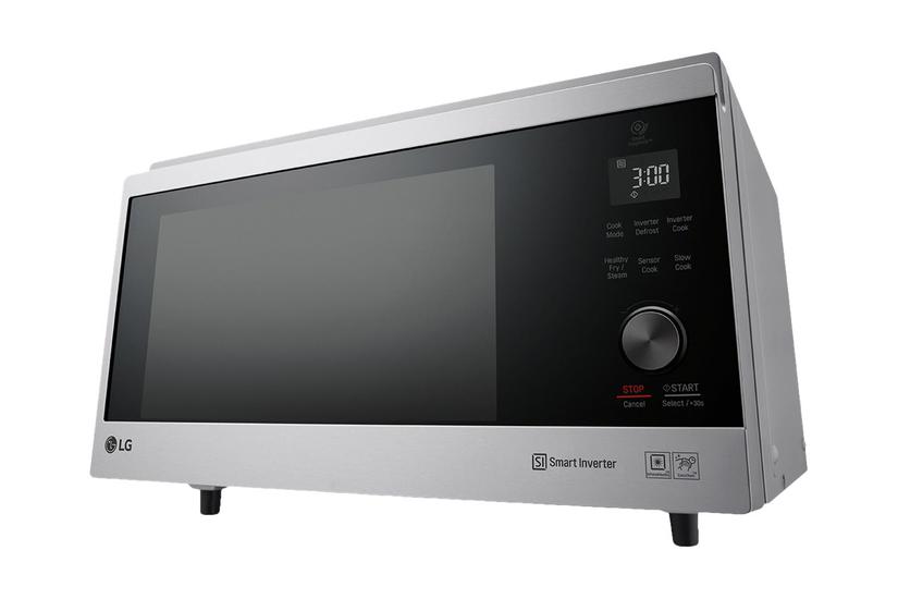 Lg Neochef Mj3965acs Mikrobølgeovn Med Varmeledning Og Grill Fritstående Nobel Sølv