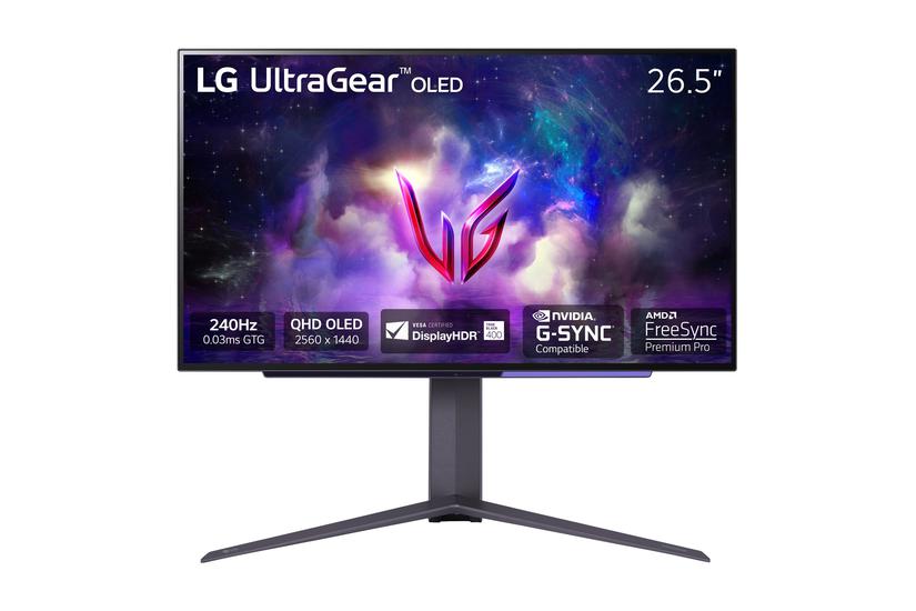 Lg Ultragear 27gs95qe- Skærm 27 Quot Vesa Adaptive-sync Amd Freesync Premium Pro Nvidia -sync Compatible 03ms Qhd 2560x1440 Ved 240hz