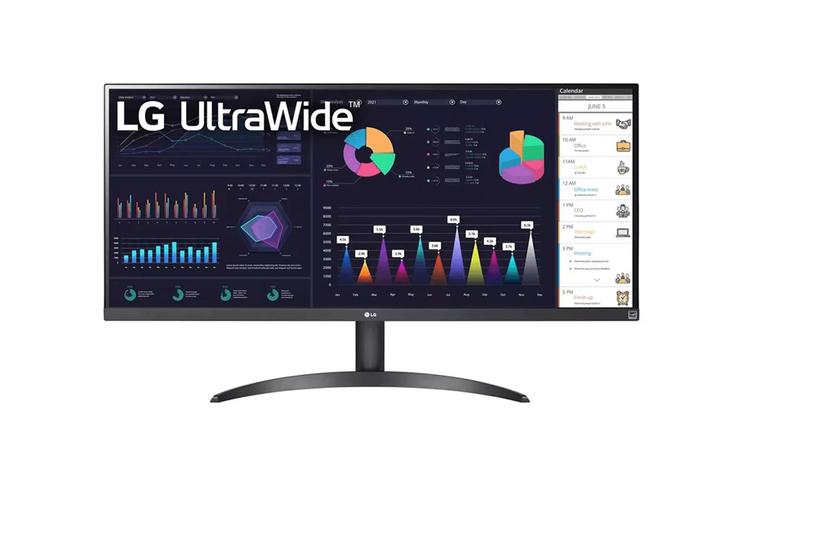 Lg Ultrawide 34wq500- Skærm Led Baglys 34 Amd Freesync Ips 5ms 1ms Uwfhd 2560x1080 Ved 100hz