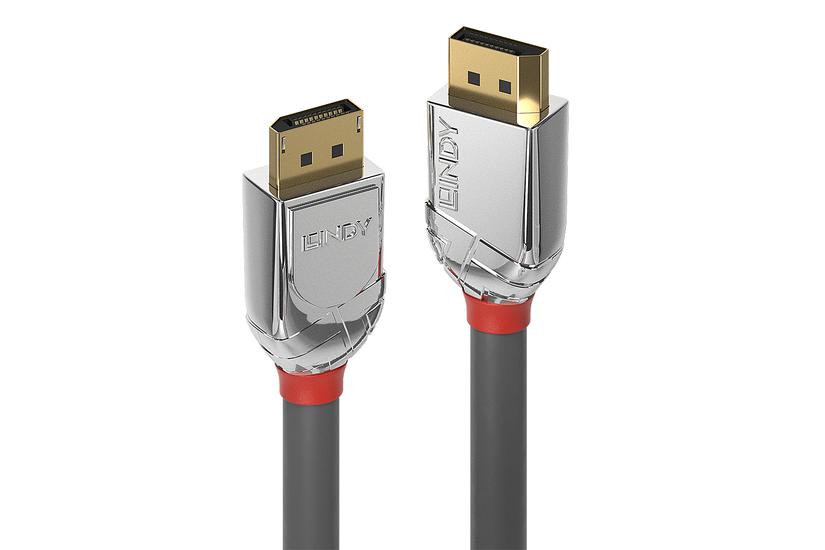 Lindy 36303 Displayport Kabel Krom Grå