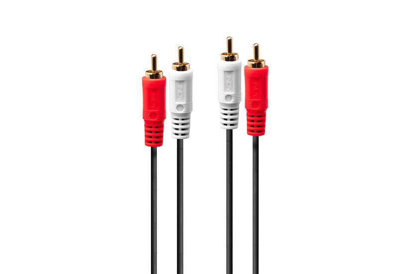Lindy 35664 Lydkabel 10 Rca Rød Hvid