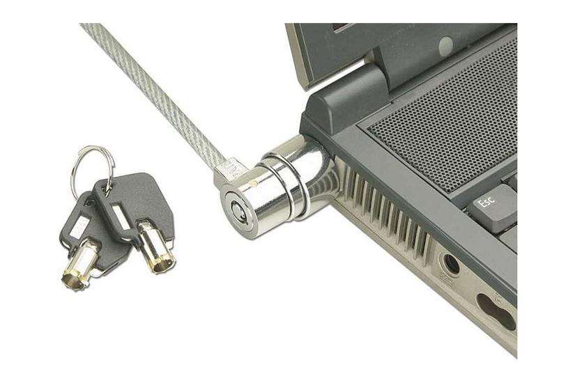 Lindy Notebook Security Cable Barrel Key Lock Sikkerhedskabelslås