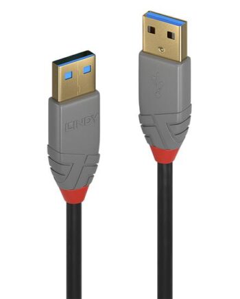 Lindy 36753 Usb-kabel Usb     Gen        Gen        Usb   Sort  Grå