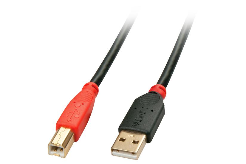 Lindy 42761 Usb-kabel Usb 10 Usb Usb Sort Rød