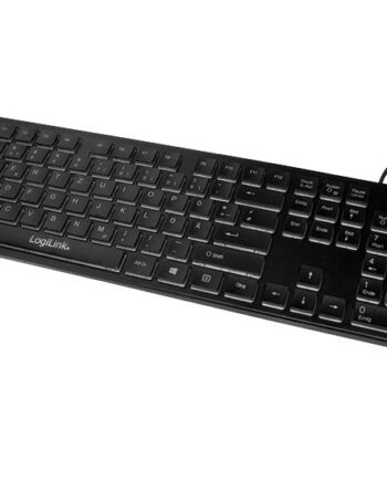 Logilink Id0138 Tastatur Universel Usb Tysk Sort