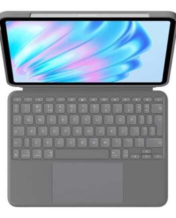 Logitech Combo Touch Tastatur Og Folio-kasse Med Trackpad Qwerty Uk Oxford-grå Indgangsudstyr