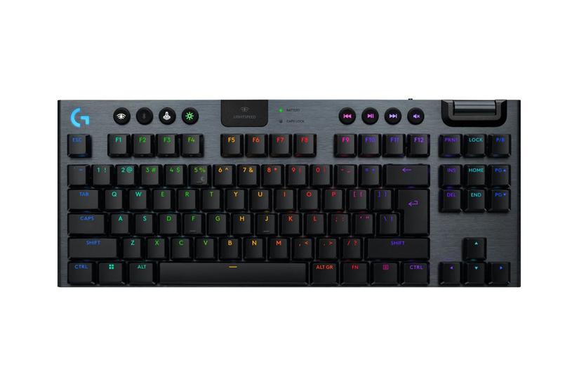 Logitech G915 Tastatur Lightspeed Tkl Qwerty Us International Sort Indgangsudstyr