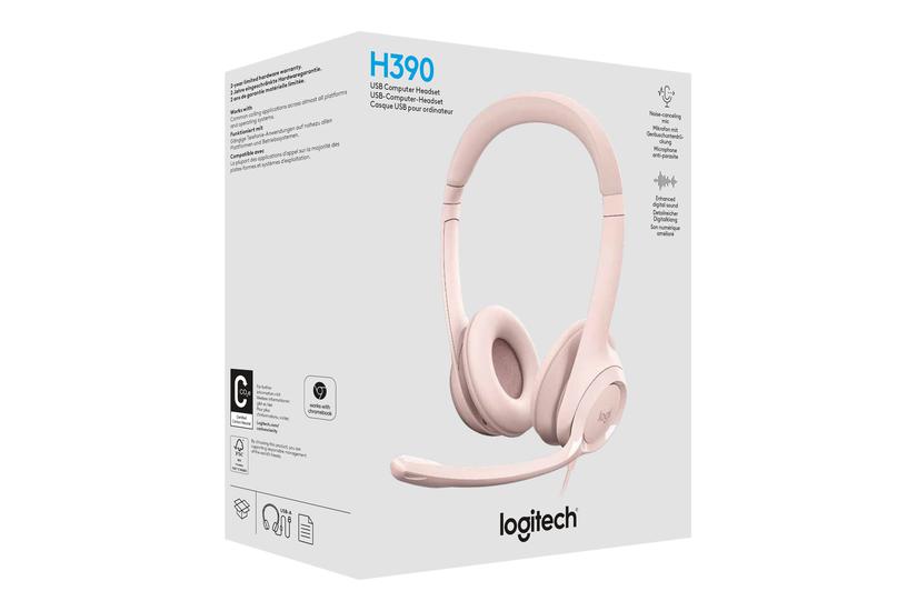 Logitech H390 Headset Usb-