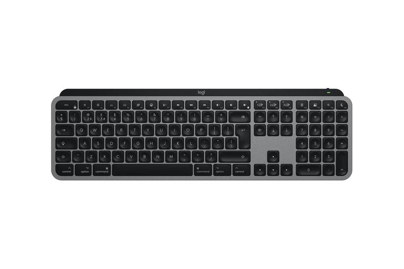 Logitech Master Series Mx Keys For Mac Tastatur Full Size Qwerty Nordisk Dansk Finsk Norsk Svensk Space Grey Indgangsudstyr