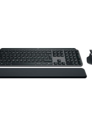 Logitech Mx Keys   Combo Sæt Med Mus Og Tastatur Nordisk  Dansk Finsk Norsk Svensk  Grafit Med Palm Rest Indgangsudstyr