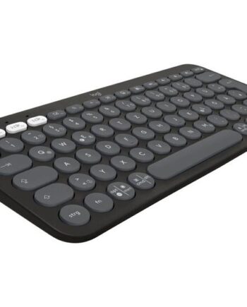 Logitech Pebble   Combo Sæt Med Mus Og Tastatur Nordisk Tonalt Grafit Indgangsudstyr