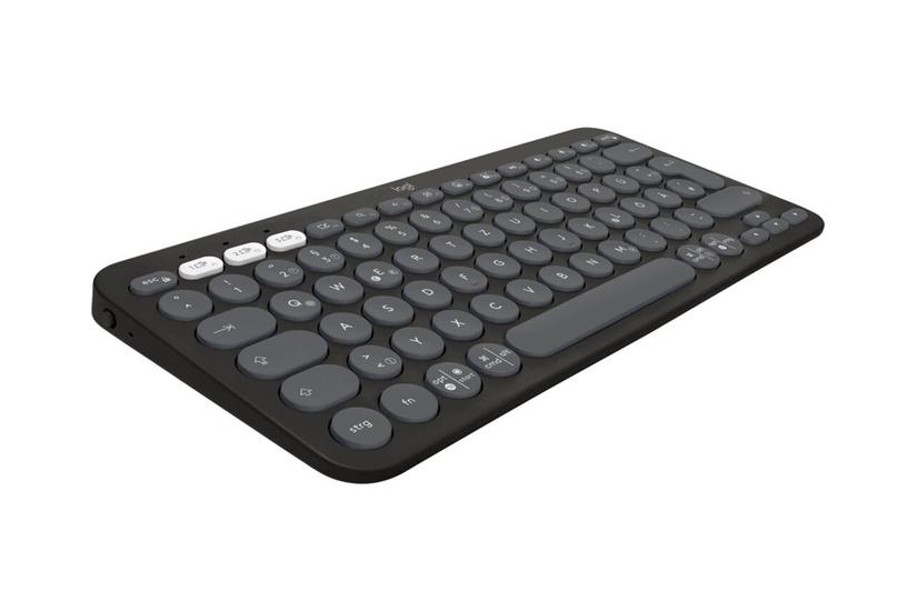 Logitech Pebble Combo Sæt Med Mus Og Tastatur Nordisk Tonalt Grafit Indgangsudstyr