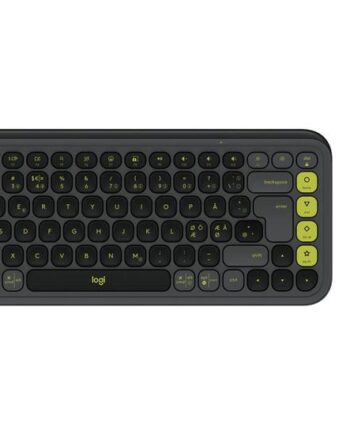 Logitech Pop Icon Combo Sæt Med Mus Og Tastatur Trådløs Grafit