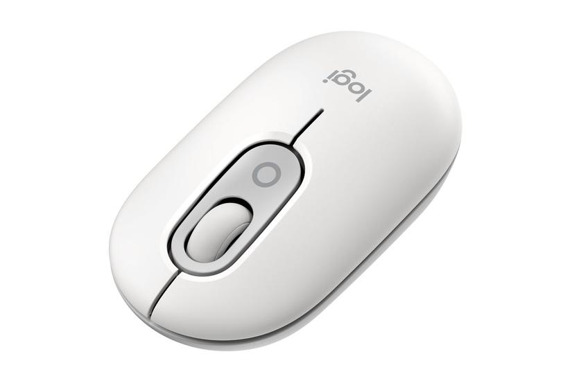 Logitech Pop Mus Brugerdefinerbar Emoji Optisk Knapper Trådløs Bluetooth Le Off-white