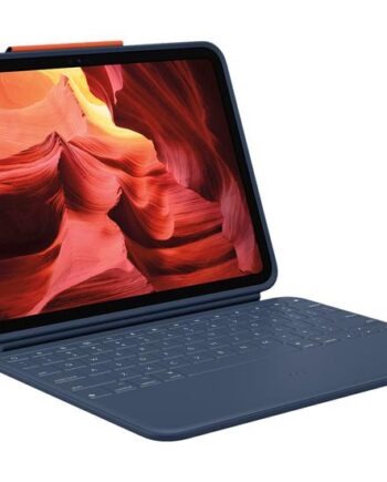 Logitech Rugged Combo   Tastatur Og Folio-kasse Qwerty Pan Nordic Marineblå Indgangsudstyr