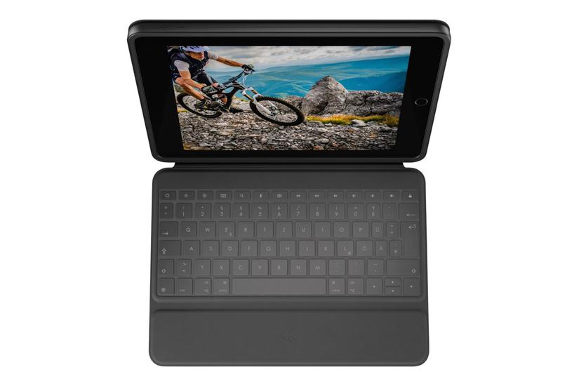 Logitech Rugged Folio Tastatur Og Folio-kasse Qwerty Nordisk Dansk Finsk Norsk Svensk Grafit Indgangsudstyr