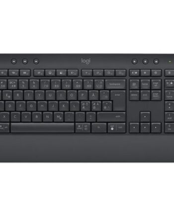 Logitech Signature K650 Tastatur Qwerty Nordisk  Dansk Finsk Norsk Svensk  Grafit Indgangsudstyr