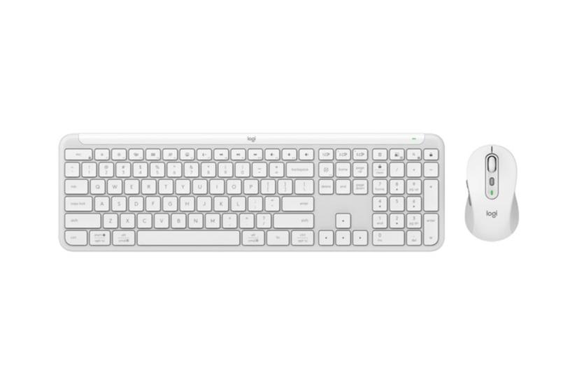 Logitech Signature Slim Combo Mk950 Sæt Med Mus Og Tastatur Qwerty Nordisk Off-white Indgangsudstyr