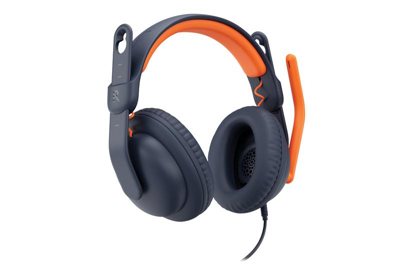 Logitech Zone Learn Over-ear Wired Headset For Learners 5mm Aux Hovedtelefoner Med Mik Mm Jackstik