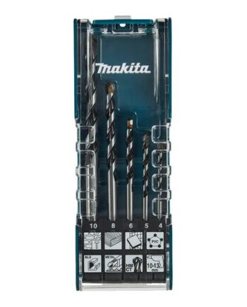 Makita Borebitsæt For Træ  Plastik  Aluminium  Mursten  Stå  Ventileret Beton  Gipsplade  Fibercementtavler  Keramisk Flise  Quick-build Stone  Lime Sandstone   Stykker