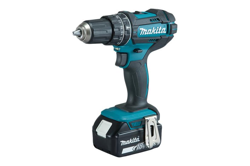 Makita Dhp482rfx9 Borehammerbor Skruemaskine Ledningfri Batterier Inkluderet Oplader