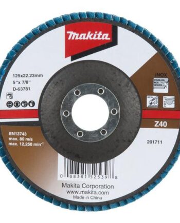 Makita Flapdisk For Metal  Rustfrit Stål  Ikke-jernholdigt Metal