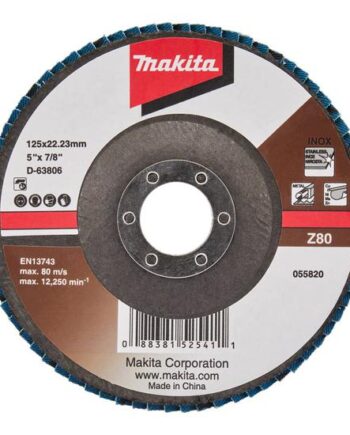 Makita Flapdisk For Metal  Rustfrit Stål  Ikke-jernholdigt Metal  Stå