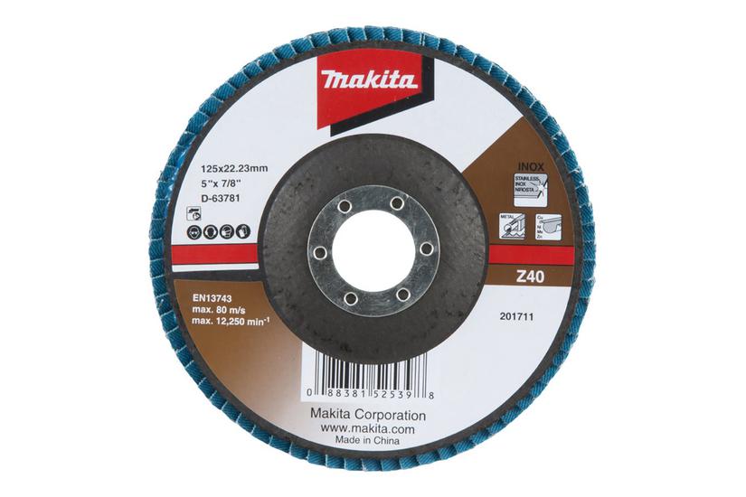 Makita Flapdisk For Metal Rustfrit Stål Ikke-jernholdigt Metal