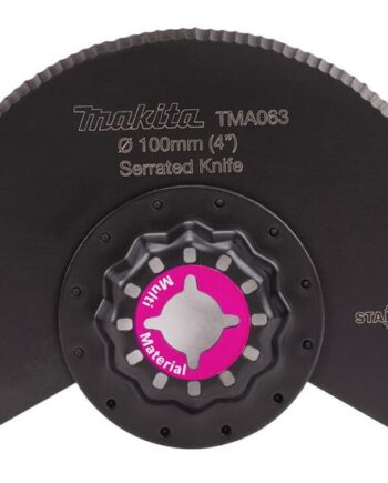 Makita Tma063 Segmentsavklinge For Plastik  Pap  Gummi  Tæppe  Fiberisolering  Linoleum  Kork  Skumplast