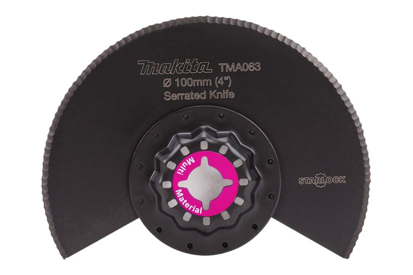 Makita Tma063 Segmentsavklinge For Plastik Pap Gummi Tæppe Fiberisolering Linoleum Kork Skumplast