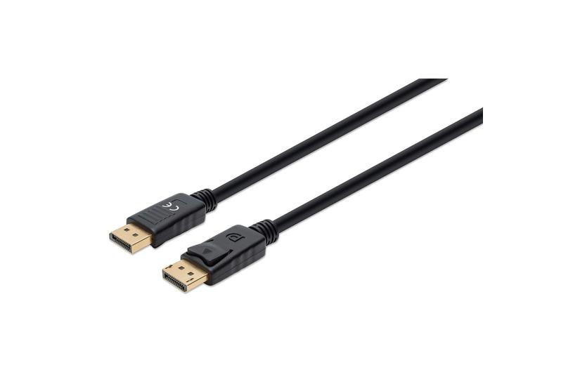 Manhattan 355575 Displayport Kabel Sort