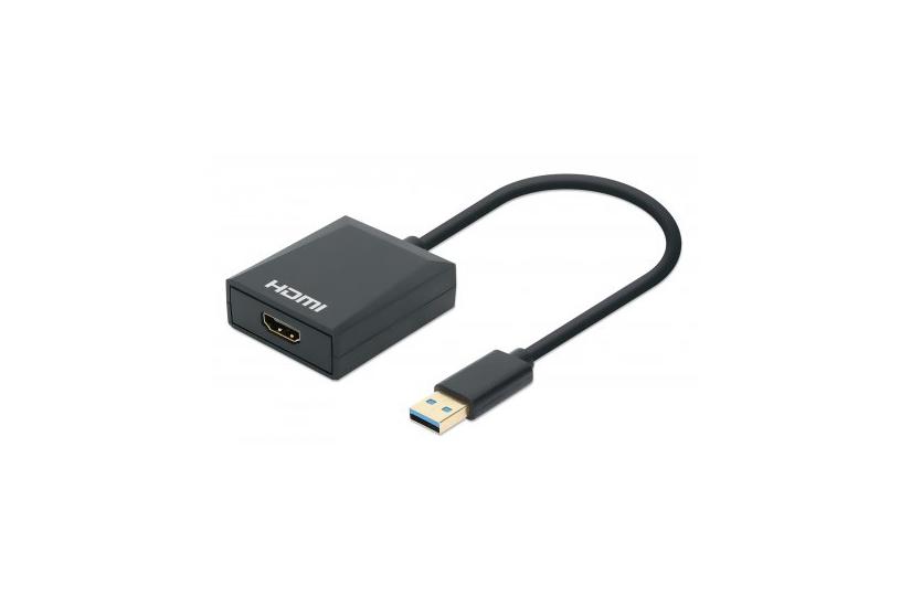 Manhattan 153690 Dockingstation Ledningsført Usb Gen Gen Type- Sort