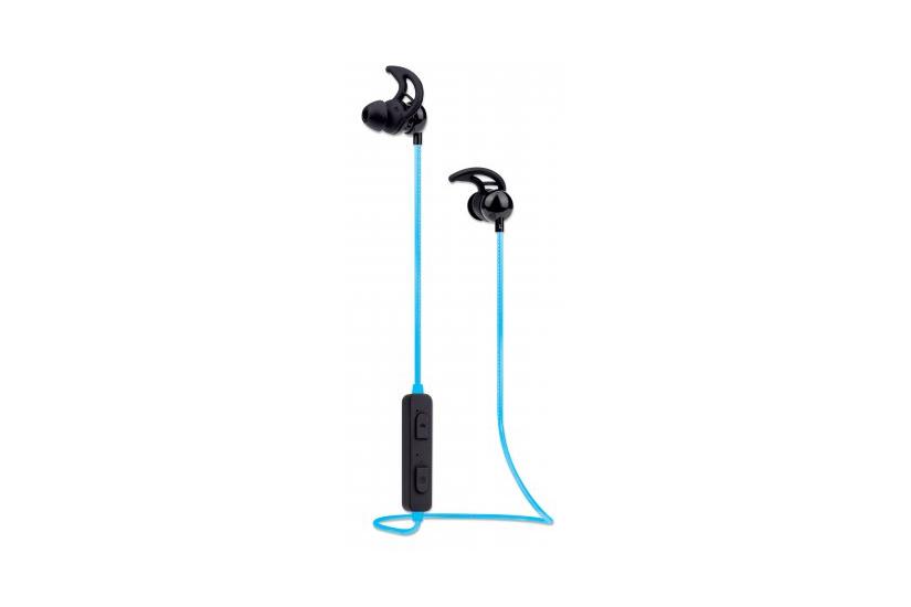 Manhattan 179591 Hovedtelefoner Headset Trådløs ørekrog ørerne Halsbånd Opkald Musik Micro-usb Bluetooth Sort