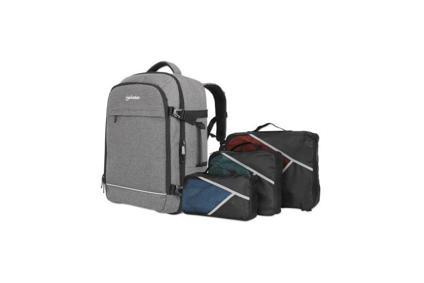 Manhattan 440370 Taske Og Etui Til Laptop 43 Cm 17 Rygsæk Grå