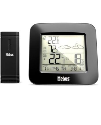Mebus 40715 Funk-wetterstation Sort Batteri