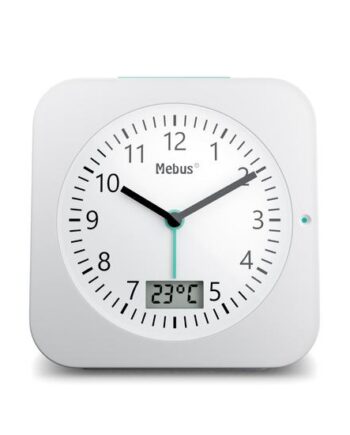 Mebus 25610 Vækkeur Digital Alarmur Hvid
