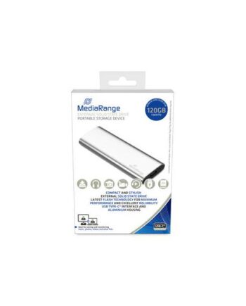 Mediarange Mr1100 Ekstern Solid State Driver 120 Gb Usb Type-      Gen        Gen    Sølv