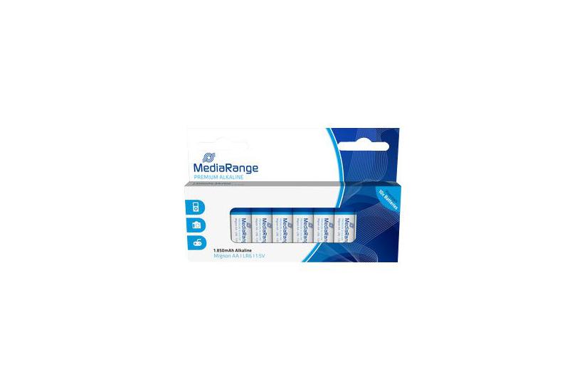 Mediarange Premium Batteri 10 Aa Type Alkalisk