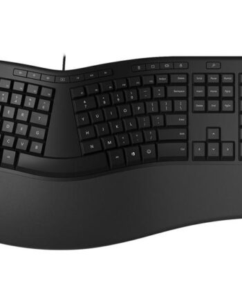 Microsoft Ergonomic Keyboard Til Business Tastatur Nordisk Sort Indgangsudstyr