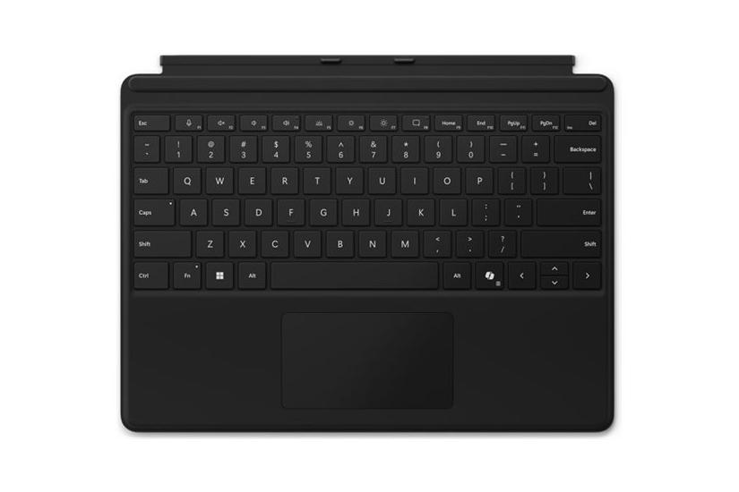 Microsoft Surface Pro Keyboard Tastatur Med Trackpad Accelerometer Qwerty Nordisk Sort Indgangsudstyr