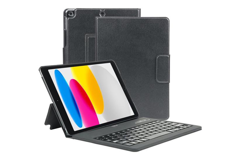 Mobilis Origine Tastatur Og Folio-kasse Folio-beskyttende Etui Azerty Fransk Sort Indgangsudstyr