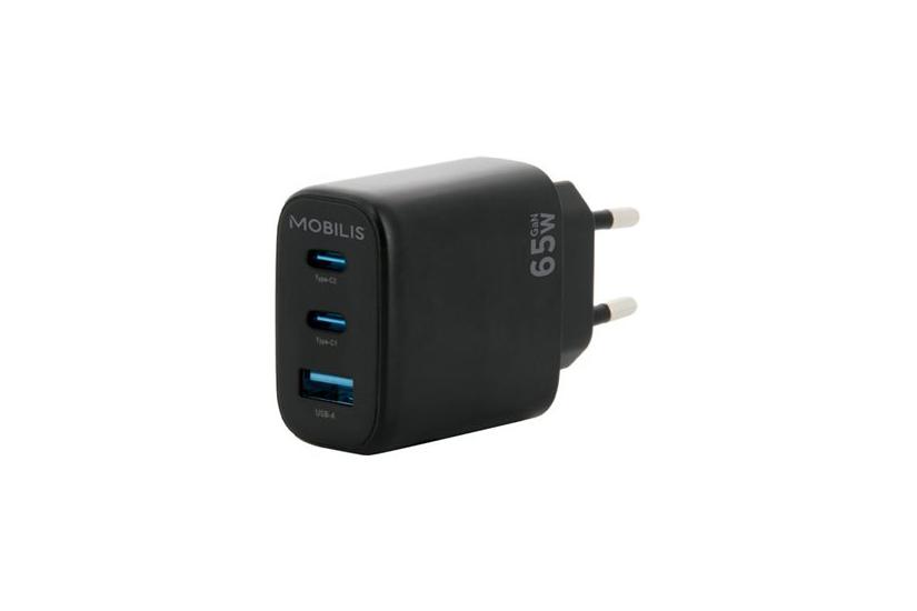 Mobilis Strømforsyningsadapter Gan Usb- Usb 65 Watt